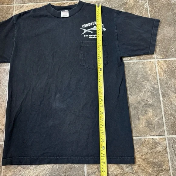 Vintage Tiburon’s Pangas Shirt Pocket Tee Size Large - Picture 5 of 8